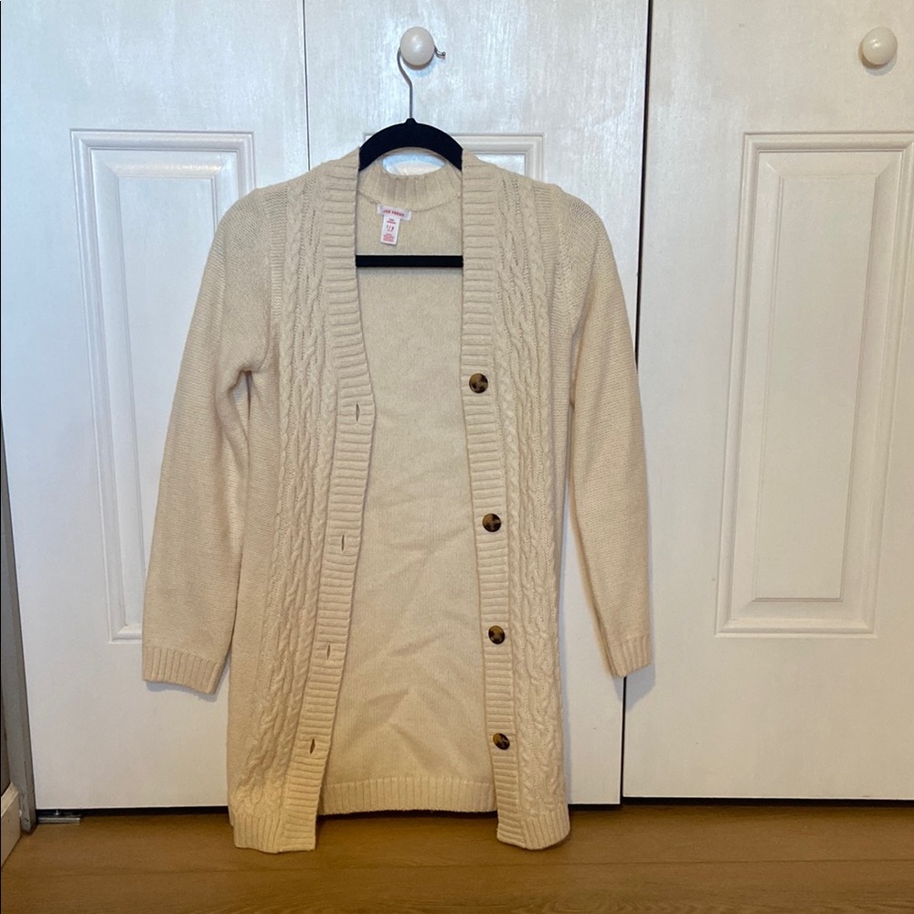 Children’s Cream Cardigan Sweater